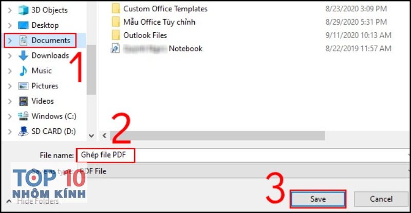 Ghép file pdf - Trên Android