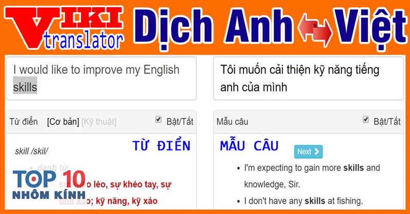 dịch tiếng anh sang tiếng việt - Tình huống nên áp dụng dịch tiếng anh sang tiếng việt - Tình huống nên áp dụng