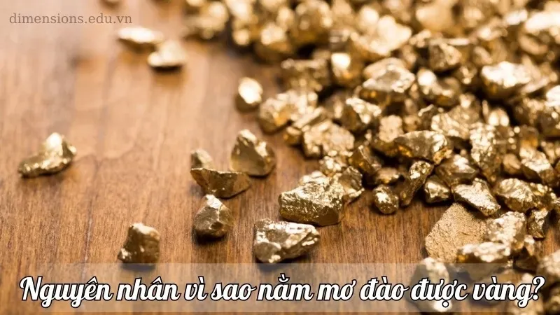 Con số may mắn liên quan đến giấc mơ đào được vàng