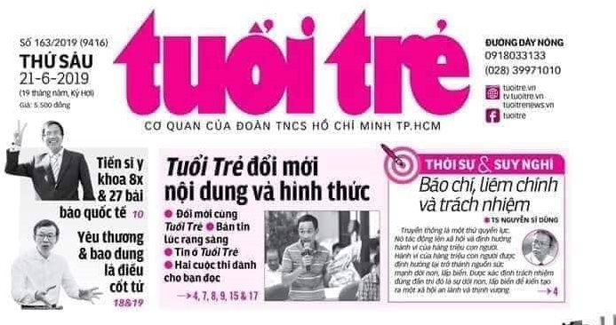 Báo Tuổi Trẻ - Vị thế của Tuổi Trẻ trong làng báo chí Báo Tuổi Trẻ - Vị thế của Tuổi Trẻ trong làng báo chí