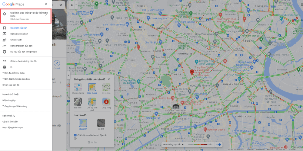 Cách dùng Ggmap - Bắt đầu điều hướng từng chặng