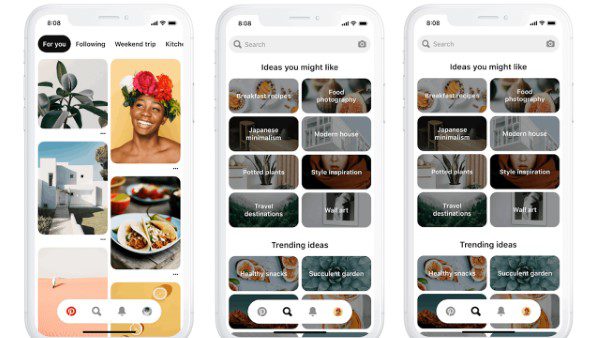 Pinterest - Lưu ghim và tạo bảng nội dung